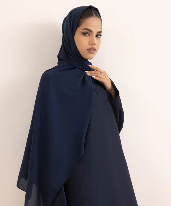 Basic Navy Blue  Abaya