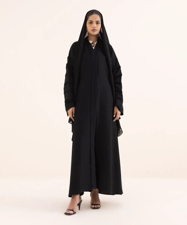 Button Through Abaya Sleeve Embed