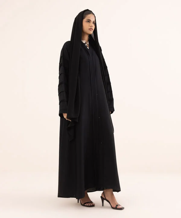 Button Through Abaya Sleeve Embed