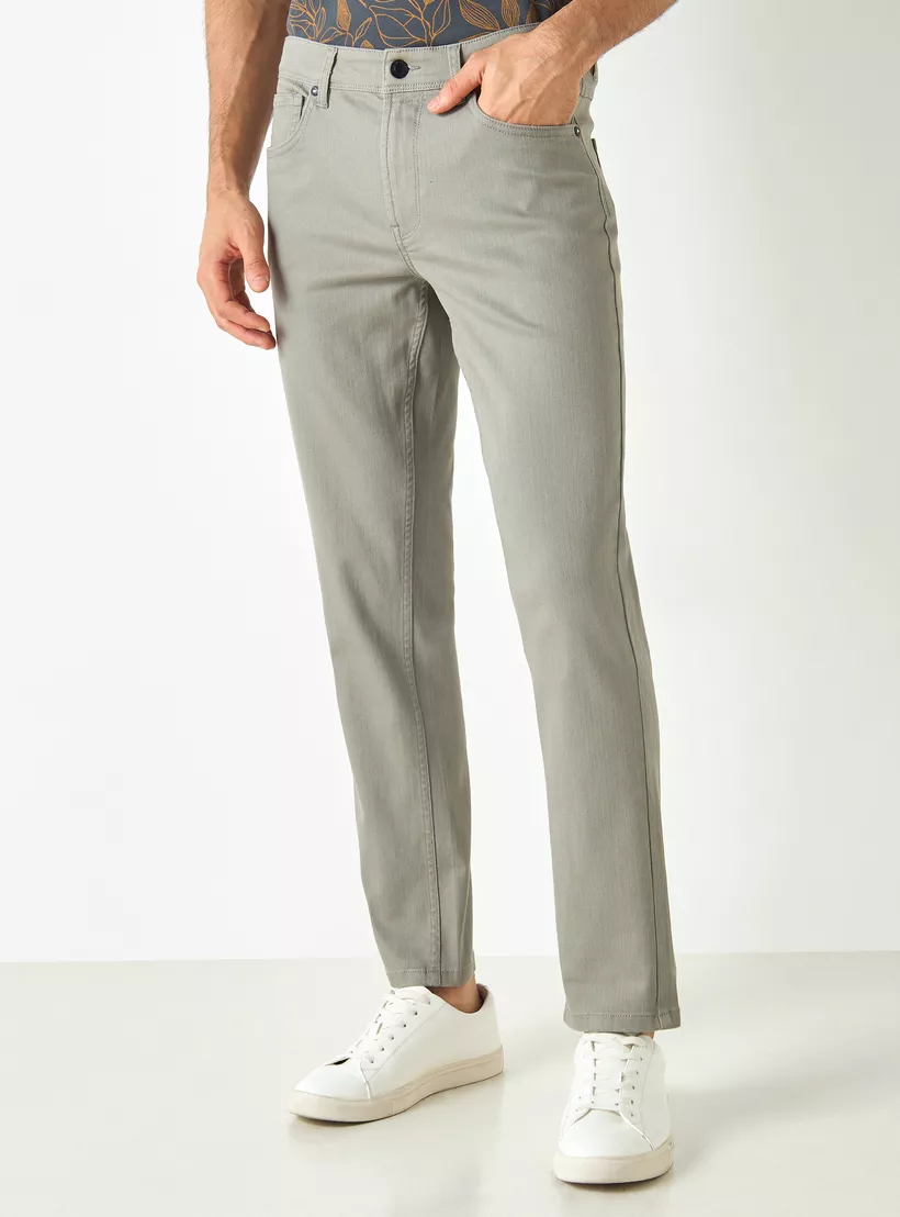 Slim Fit Jeans with Pockets