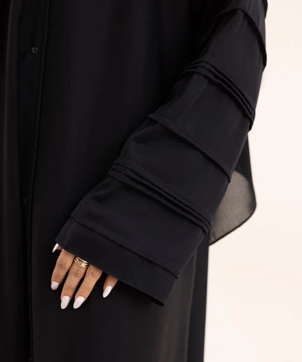 Button Through Abaya Sleeve Embed
