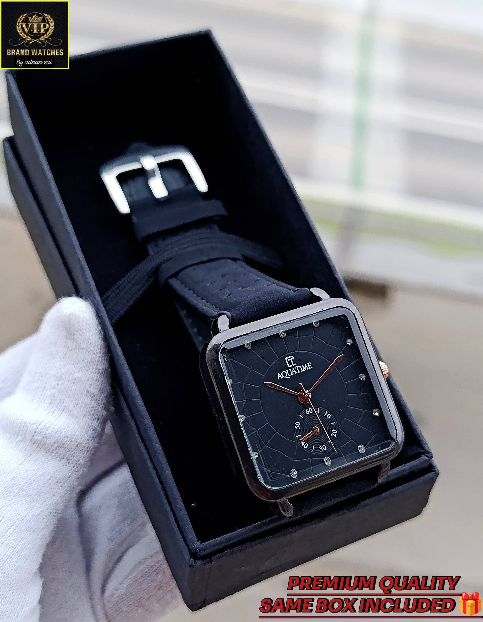 AQUA GAINT Black SPIDER Watch For Men