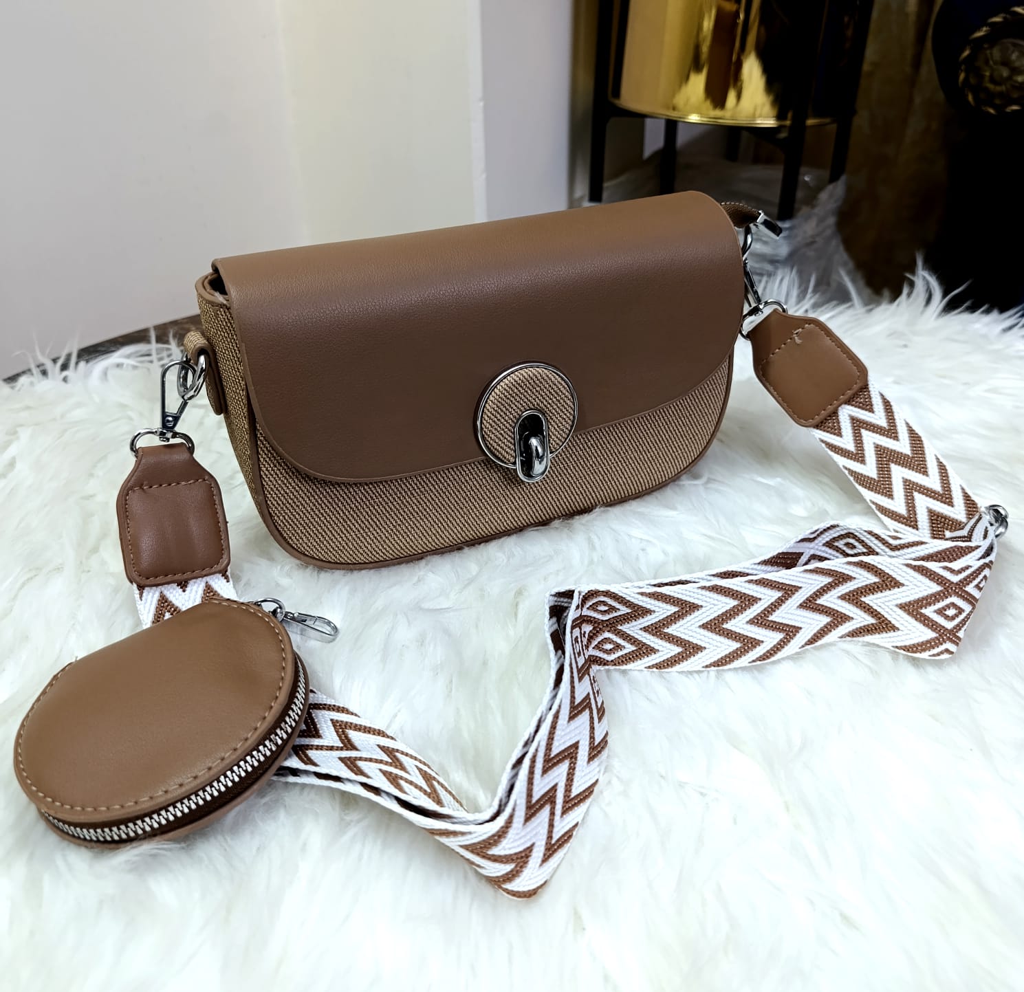 Branded Arabisia Cross Body Bag