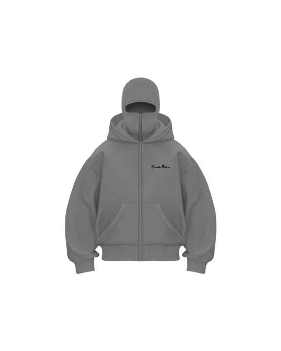 IMPORTED Balaclava Ninja Zipper Hoodie LIMITED STOCK