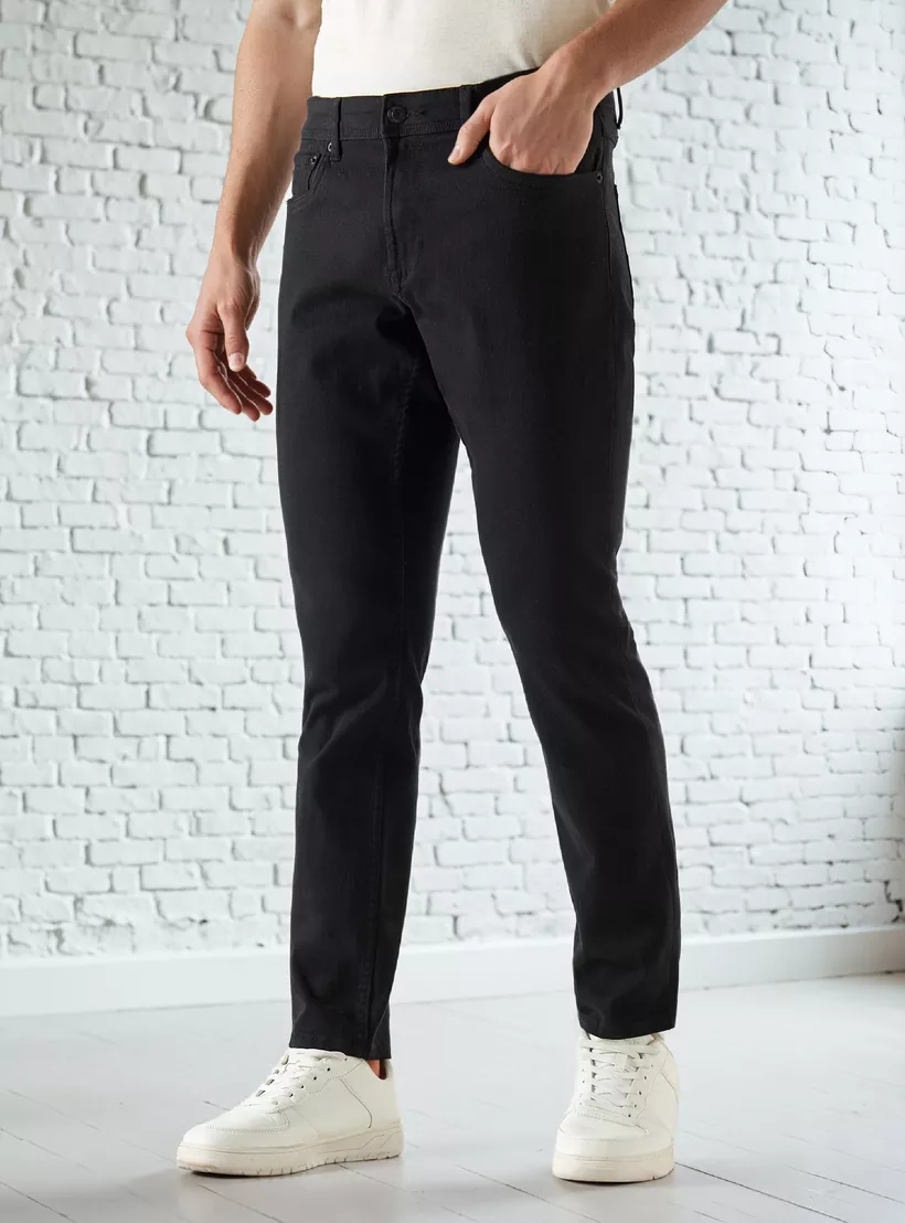 Slim Fit Jeans with Pockets