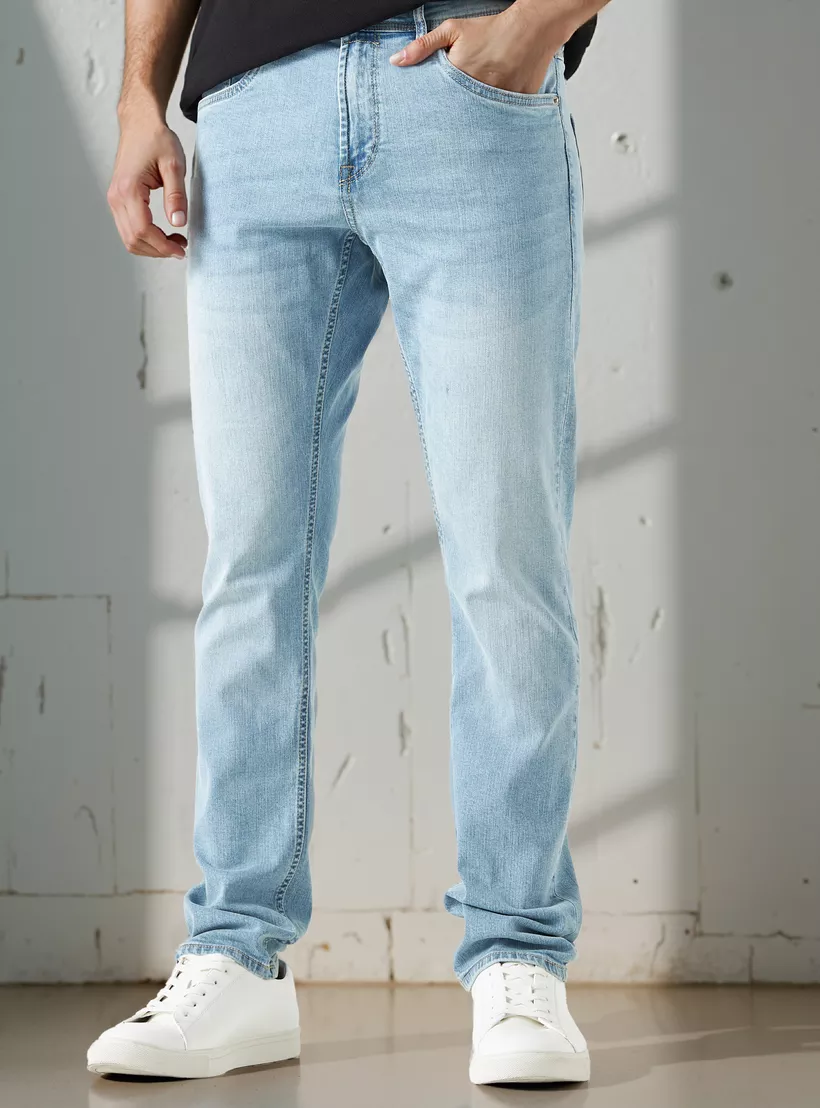 Slim Fit Jeans with Pockets