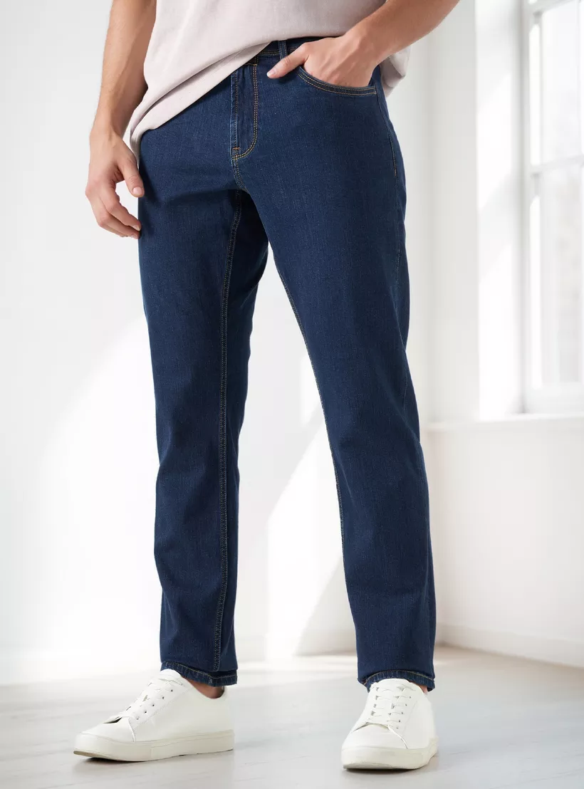 Slim Fit Jeans with Pockets