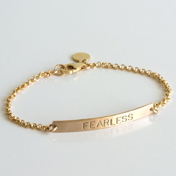 18 Karat Gold Pawnable Bracelet With Name