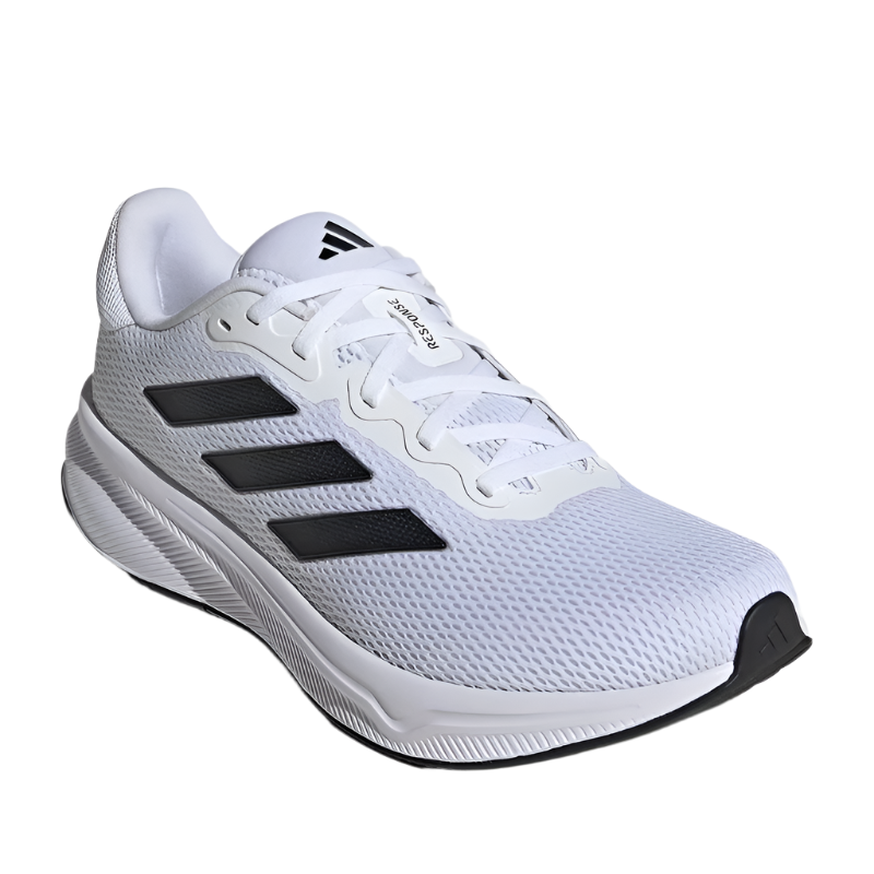 Adidas White with Black Straps Sneakers