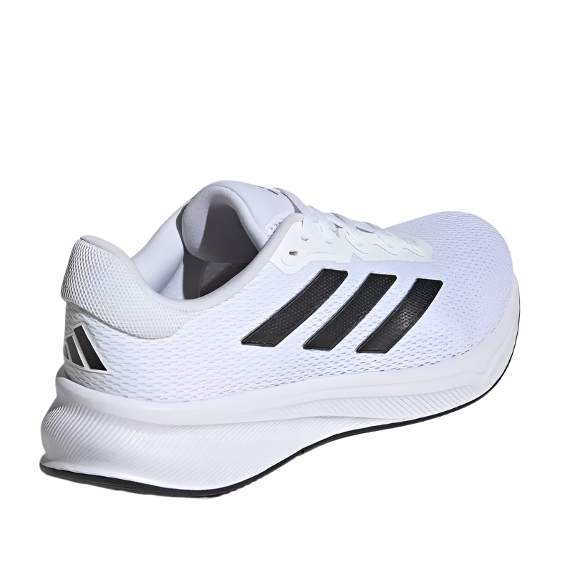 Adidas White with Black Straps Sneakers