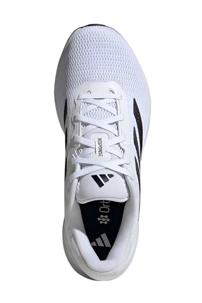 Adidas White with Black Straps Sneakers