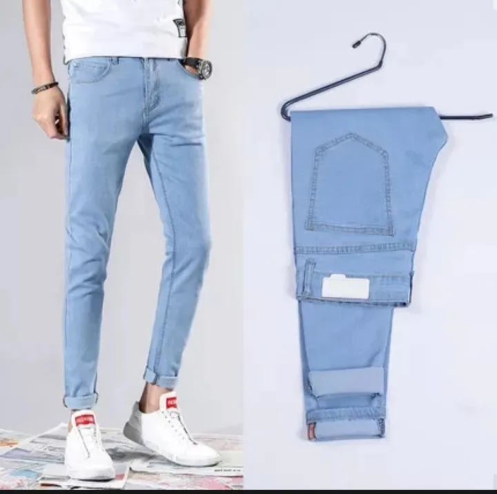 Men's Denim Ice Blue Jeans