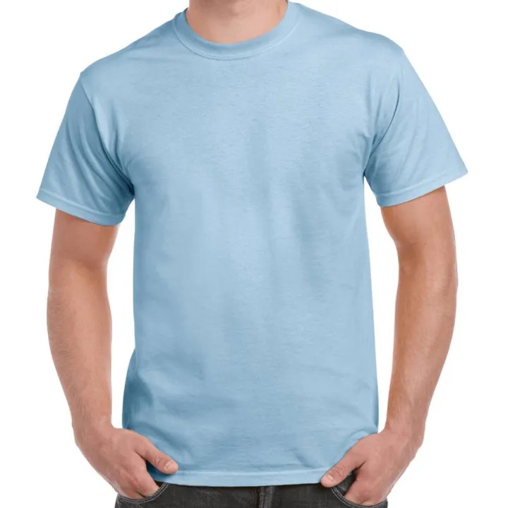 Sky Blue Round Neck Half Sleeve T-shirt