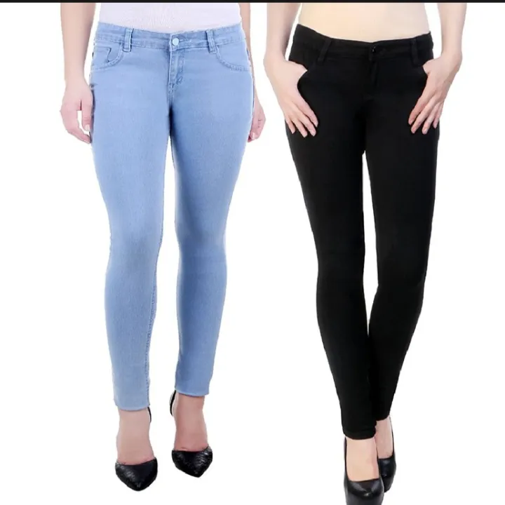 Pack Of 2 Denim Jeans For Women
