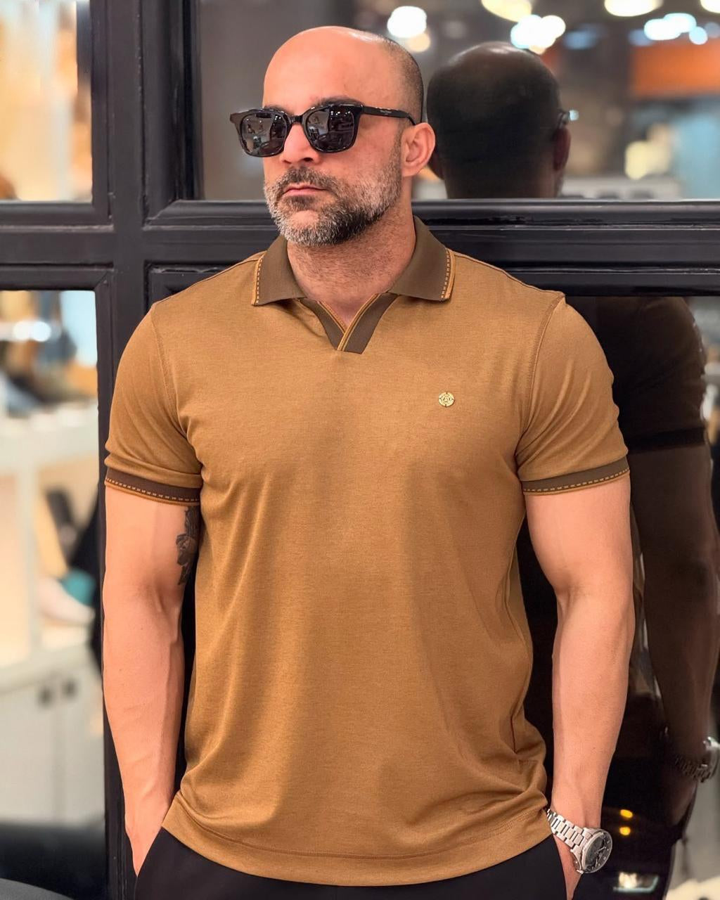 Men Embroidery Polo P-07