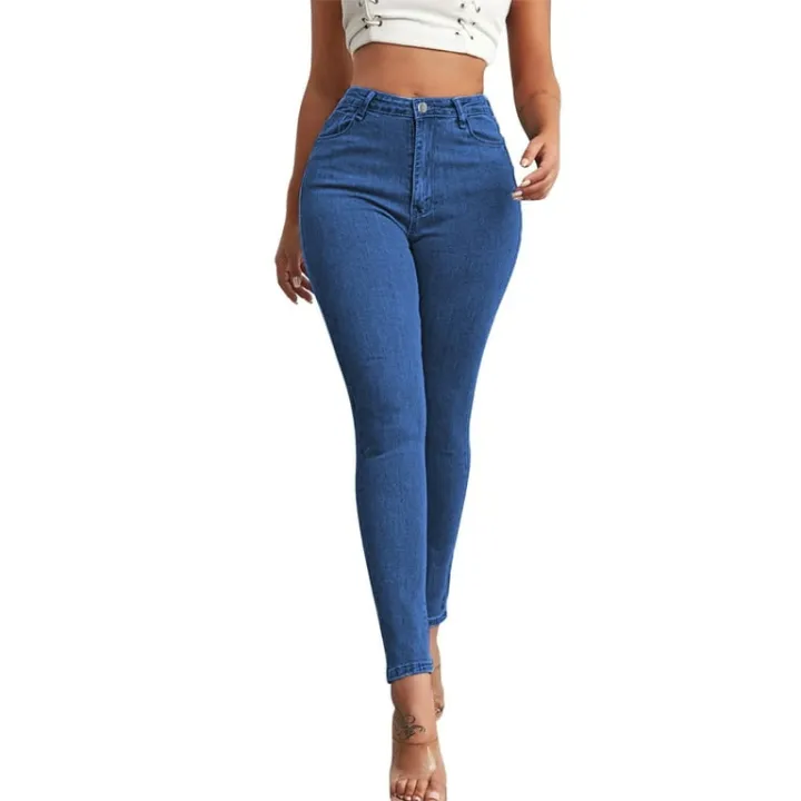 Bluish Denim Jeans For Women