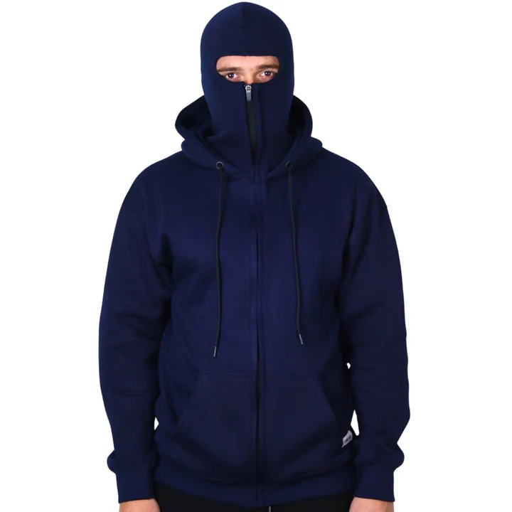 IMPORTED Balaclava Ninja Zipper Hoodie LIMITED STOCK
