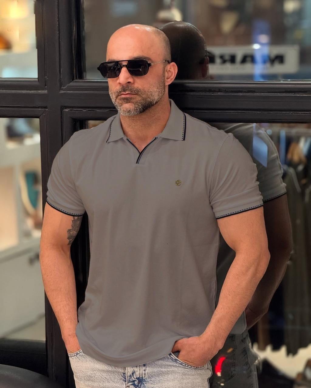 Men Embroidery Polo P-08