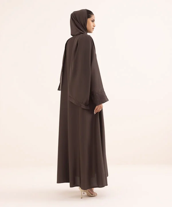 Button Through Abaya Set
