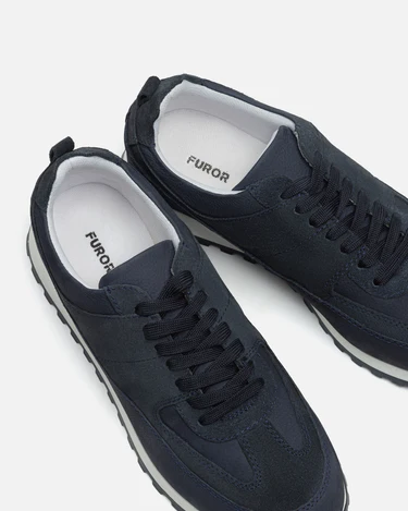 Suede Retro Sneakers - FAMS24-116
