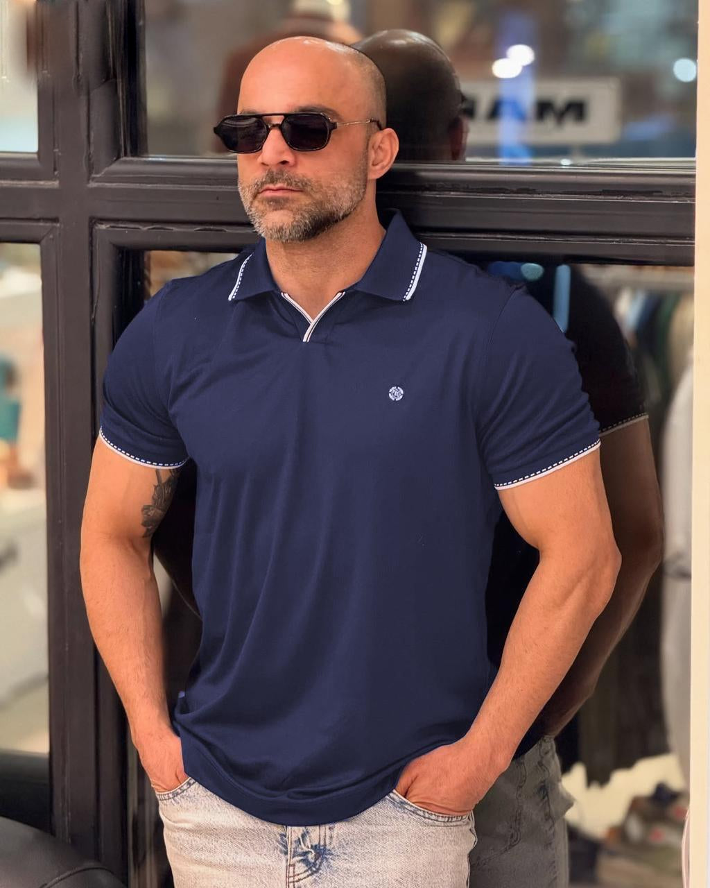 Men Embroidery Polo P-09