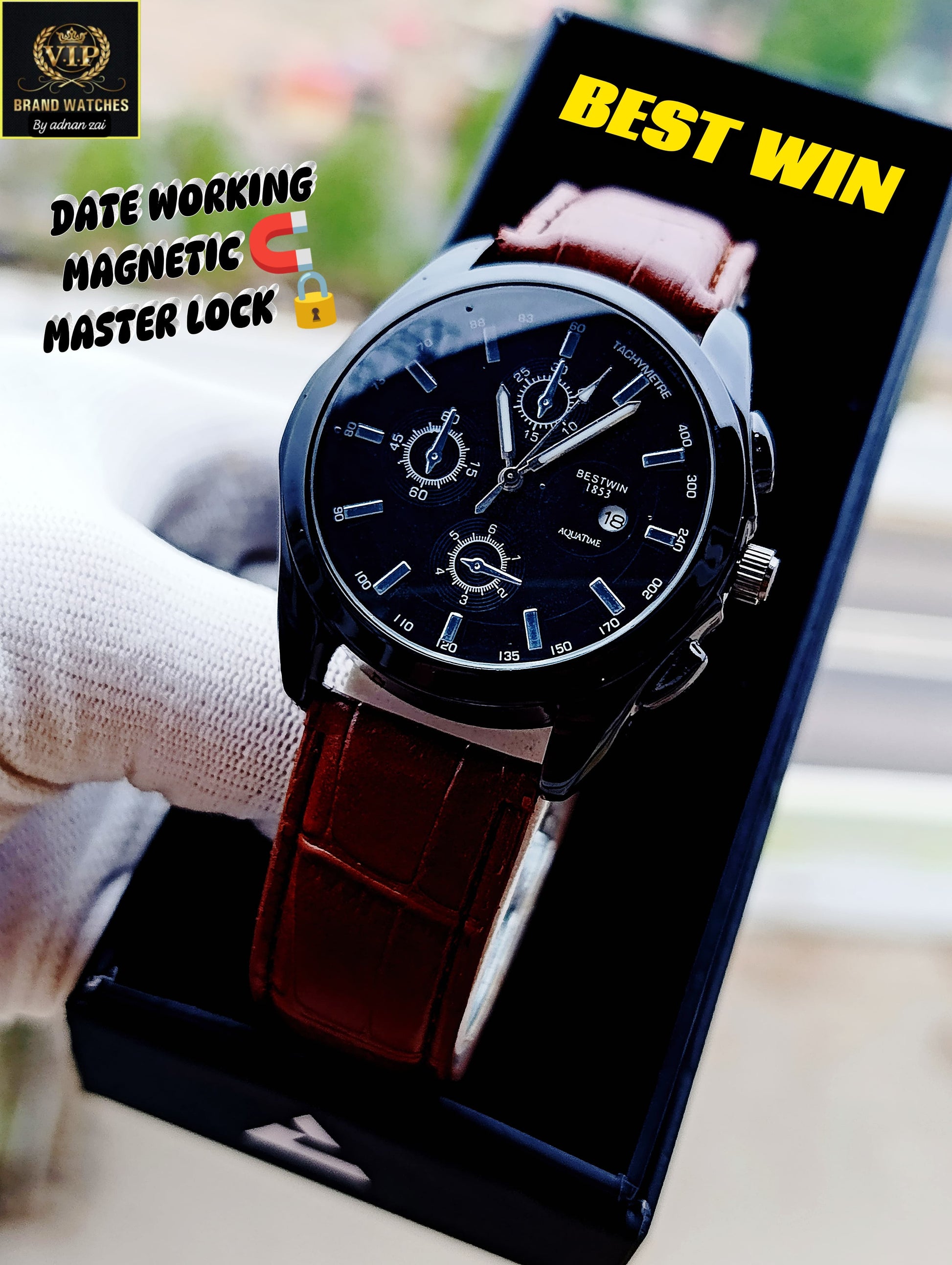 BESTWIN Since 1853 Aqua Time Watch For Men BT-03