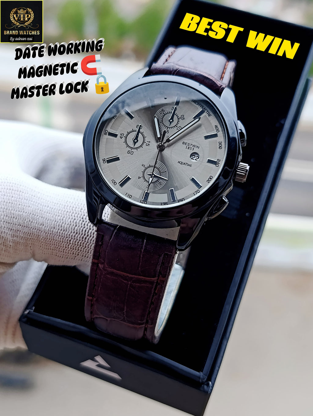BESTWIN Since 1853 Aqua Time Watch For Men BT-04