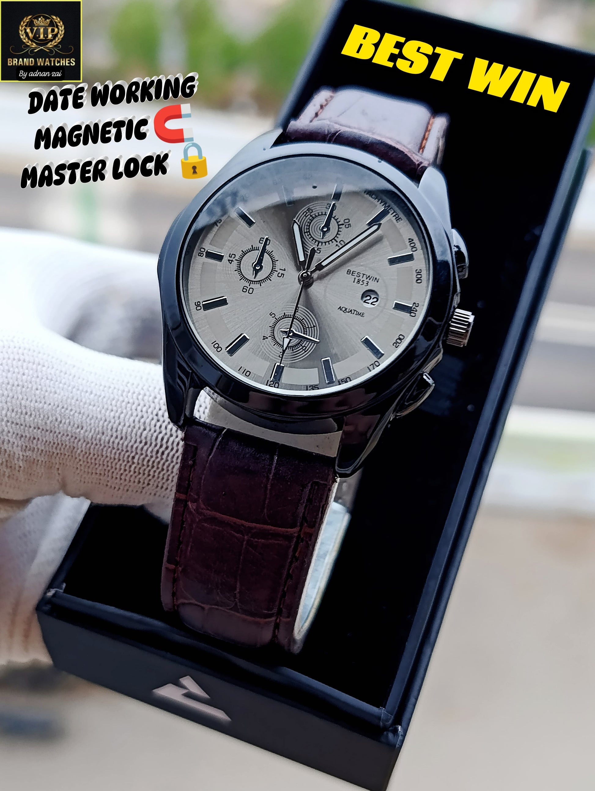 BESTWIN Since 1853 Aqua Time Watch For Men BT-04