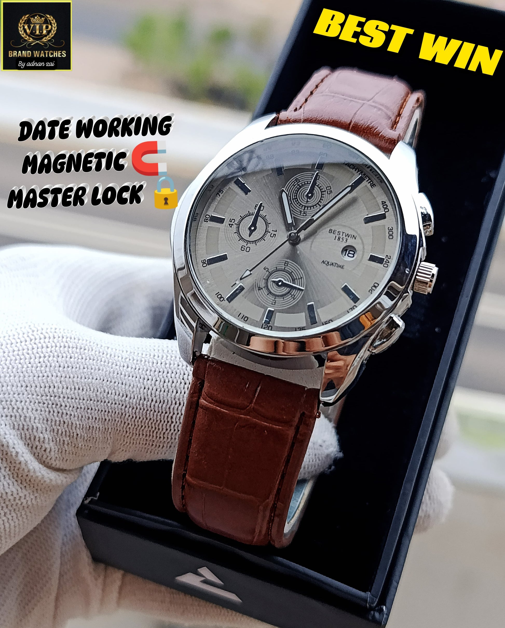 BESTWIN Since 1853 Aqua Time Watch For Men BT-07
