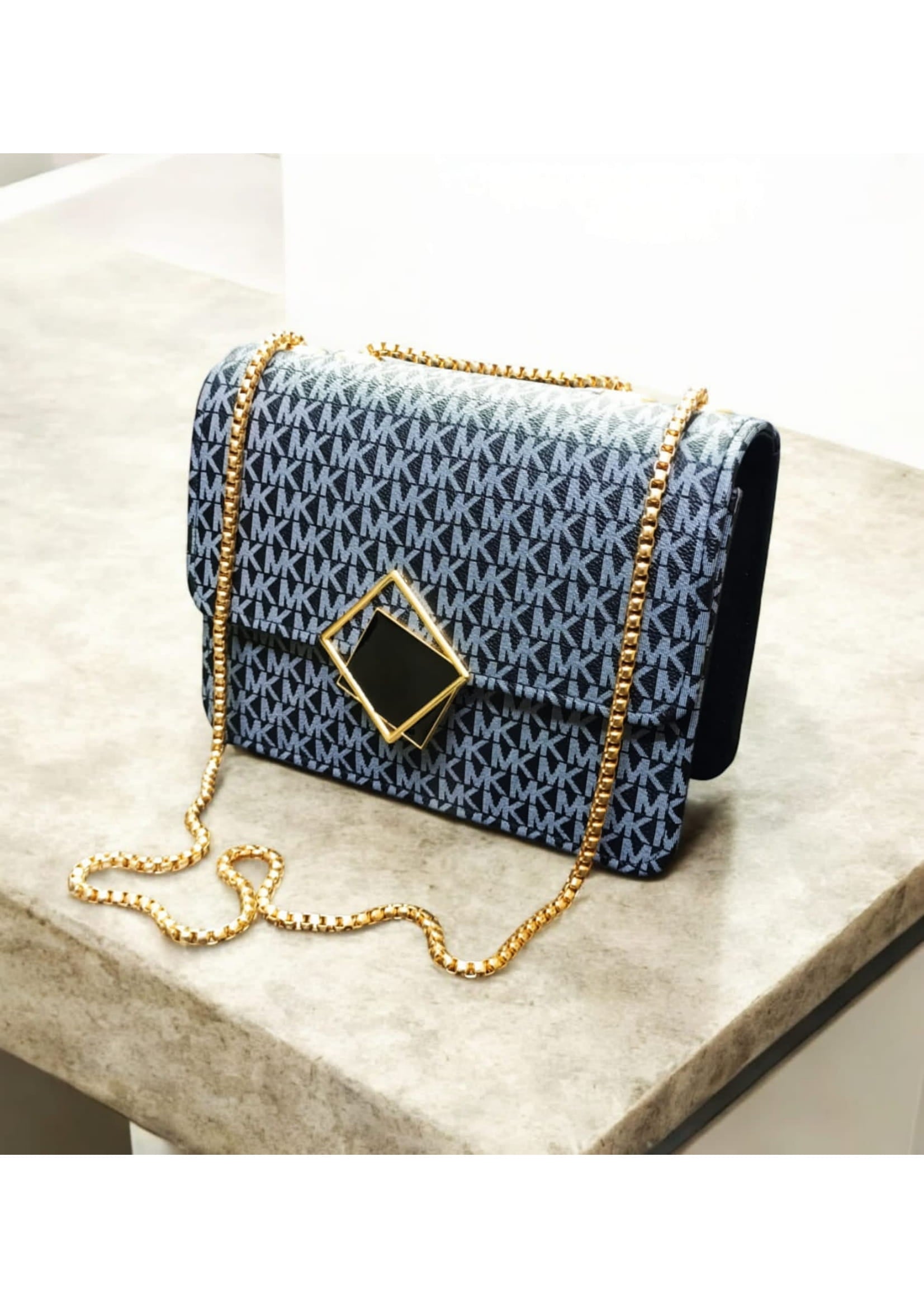 Premium Micheal Kors Stylish Blue Crossbody Bag