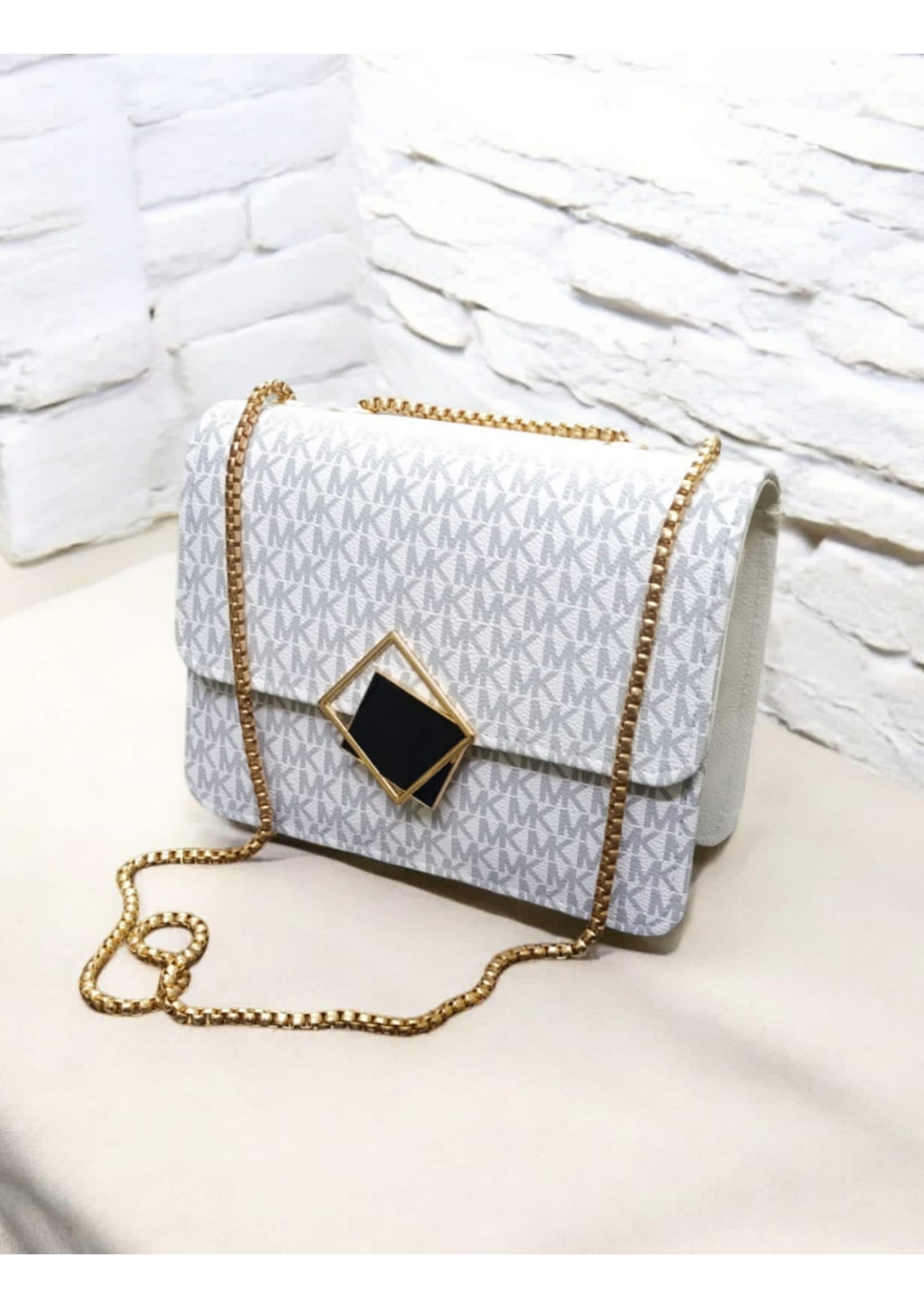 Premium Micheal Kors Stylish White Crossbody Bag