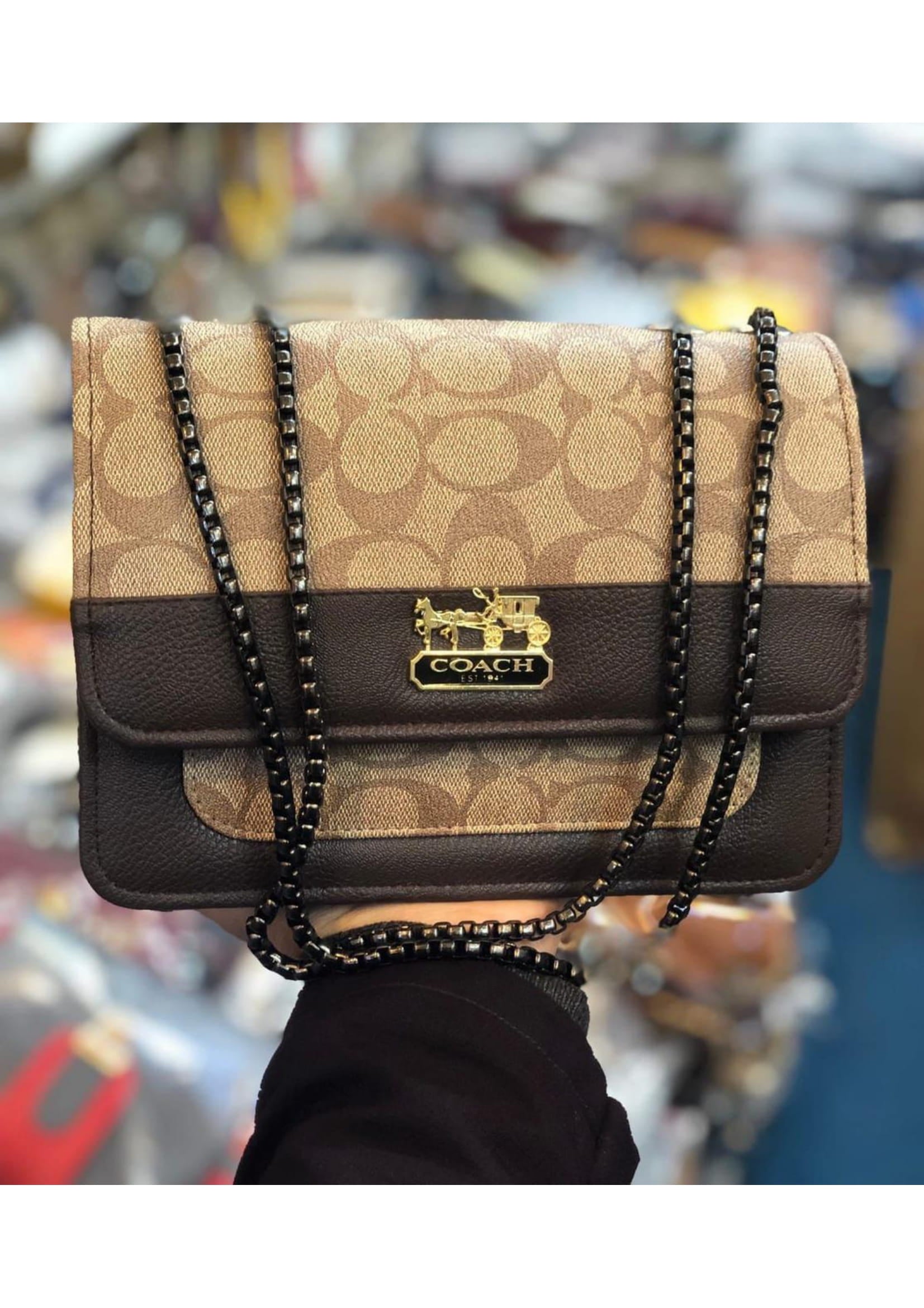 Premium COACH Stylish Off White Crossbody Bag